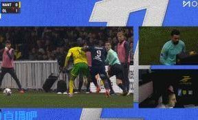 恩德里克染红！里昂本赛季已6张红牌，并列法甲联赛最多