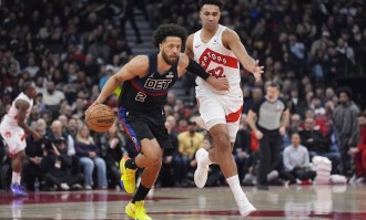 坎宁安28+7+9里德22分 活塞击败猛龙3连胜